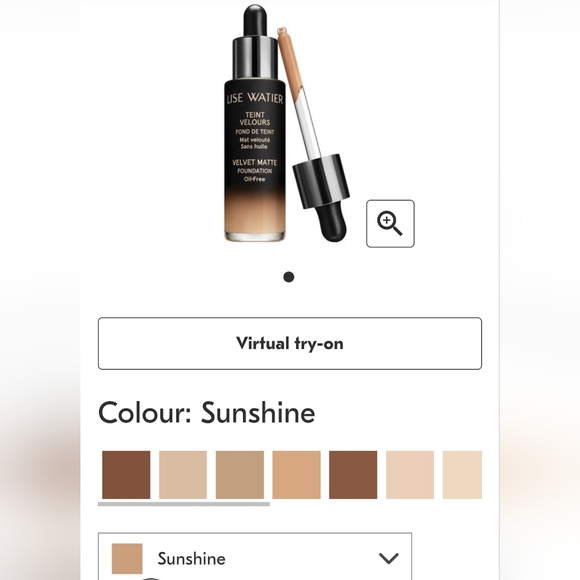Lise Watier SUNSHINE Velvet Matte Foundation NIB - Picture 5 of 5